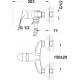 Смеситель TEKA Alcudia 462316200 для душа однорычажный, хром