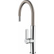 Смеситель TEKA Kitchen FOT 995 TITANIUM для кухонной мойки однорычажный, высота излива 24.3 см