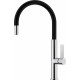 Смеситель TEKA Kitchen FOT 995 BLACK для кухонной мойки однорычажный, высота излива 24.3 см