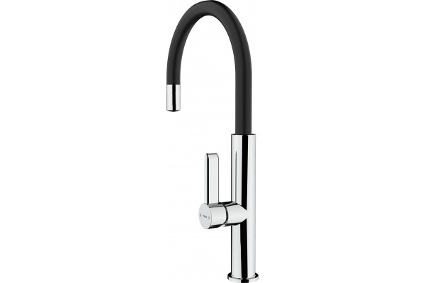 Смеситель TEKA Kitchen FOT 995 BLACK для кухонной мойки однорычажный, высота излива 24.3 см