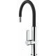 Смеситель TEKA Kitchen FOT 995 BLACK для кухонной мойки однорычажный, высота излива 24.3 см
