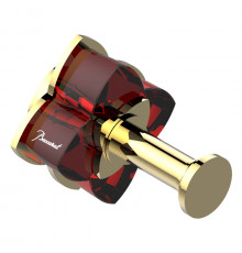 THG PETALE DE CRISTAL ROUGE Крючок одинарный цвет полированное золото
