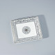 THG MARQUISE BLANC DECOR PLATINE Поднос керамический 122х110 мм. настольный small size декор платина цвет белый A7G-A02-4612