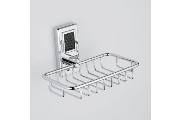 THG METROPOLIS CRISTAL NOIR Мыльница-корзина металлическая 160х95 мм. цвет хром A2L-A02-620