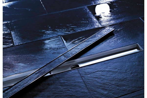 Душевой лоток TECE Linus KL8001 2 в 1 80 см хром, в пол около стены