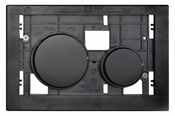 Кнопка смыва Tece Loop Modular 9240667 кнопка черная, стекло на выбор, механическая