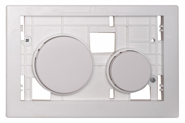 Кнопка смыва Tece Loop Modular 9240664 кнопка белая антибактериальная, стекло на выбор, механическая
