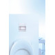 Кнопка смыва Tece Square Urinal белое стекло, кнопка хром, механическая