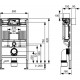 Система инсталляции для унитазов Tece 9300380 60x16x82 см,  в современном стиле