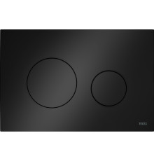 Кнопка смыва Tece Loop 9240924 черная глянцевая механическая,  в современном стиле