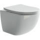 Комплект 3 в 1 инсталляция Tece Base 9400413 + Подвесной унитаз Ceramica Nova Forma CN3009 с кнопкой смыва, в стиле hi-tech в стиле hi-tech