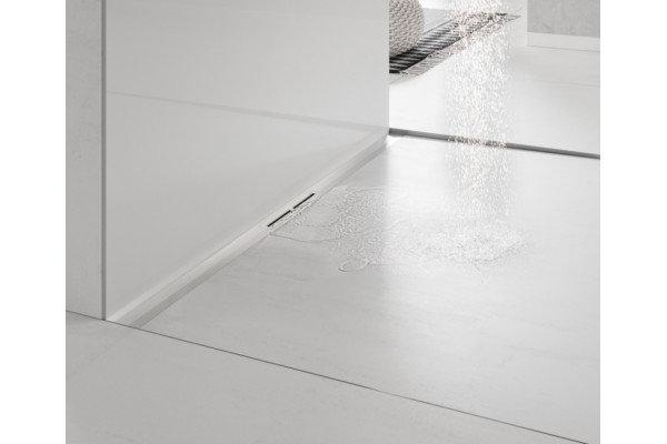 Душевой лоток TECE Drainprofile 670810 80 см хром в пол около стены, выпуск боковой