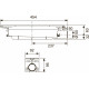 Сифон для душевого лотка TECE Drainprofile 673002 DN 50 черный, выпуск боковой