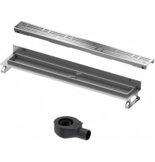 Душевой лоток TECE TECEdrainline 600801 80 см комплект хром, к стене