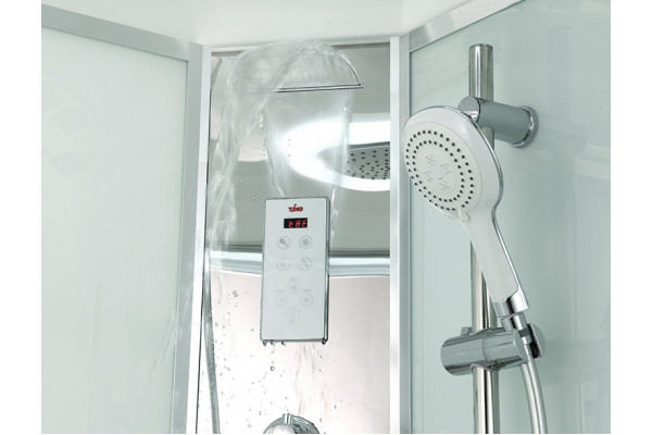 Душевая кабина Timo Comfort T-8880C четверть круга, поддон глубокий, с гидромассажем
