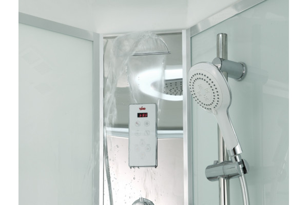 Душевой бокс Timo Comfort T-8855F четверть круга, с гидромассажем, стекло матовое