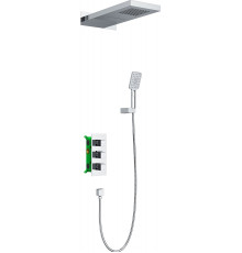 Душевой комплект Timo Petruma SX-5039/00SM chrome С ВНУТРЕННЕЙ ЧАСТЬЮ хром, шланг металлический 150 см