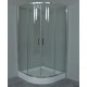 Душевой уголок Timo Altti ALTTI-609 Clean Glass 90х90 см четверть круга, двери раздвижные