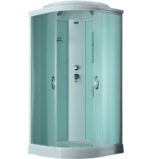 Душевая кабина Timo Eco TE-0701 P четверть круга, поддон средний, стекло матовое