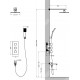 Душевой комплект Timo Tetra-Thermo SX-0199/03SM черный, С ВНУТРЕННЕЙ ЧАСТЬЮ, шланг металлический 150 см