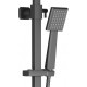 Душевая стойка Timo Selene SX-1013/03 черная цвет черный, штанга 139.1 см