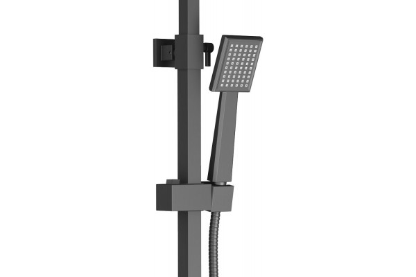 Душевая стойка Timo Selene SX-1030/03 черная цвет черный, штанга 142.1 см