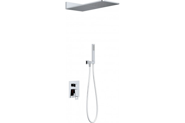Душевой комплект Timo Briana SX-7139/00SM С ВНУТРЕННЕЙ ЧАСТЬЮ, хром, шланг металлический 150 см