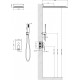Душевой комплект Timo Briana SX-7139/00SM С ВНУТРЕННЕЙ ЧАСТЬЮ, хром, шланг металлический 150 см