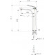 Смеситель Timo Helmi 4011/03F для раковины однорычажный, черный