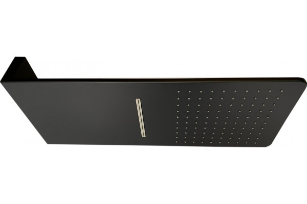 Душевой комплект Timo Briana SX-7119/03SM С ВНУТРЕННЕЙ ЧАСТЬЮ, черный, шланг металлический 150 см