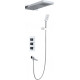 Душевой комплект Timo Petruma SX-5079/00SM С ВНУТРЕННЕЙ ЧАСТЬЮ, хром, шланг металлический 150 см, 3 режима