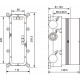 Душевой комплект Timo Petruma SX-5049/03SM с термостатом, черный, шланг металлический 150 см