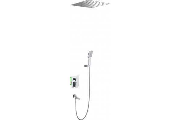 Душевой комплект Timo Selene SX-2039/00SM С ВНУТРЕННЕЙ ЧАСТЬЮ, хром, шланг металлический 150 см