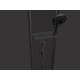 Душевая кабина Timo Premium Ilma-909 B Black четверть круга, поддон средний