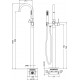 Смеситель Timo Saona 2310/17Y-CR для ванны с душем, С ВНУТРЕННЕЙ ЧАСТЬЮ, золото, однорычажный, длина излива 21.3 см