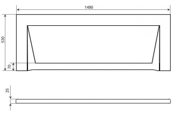 Экран Timo FP15S 149x53