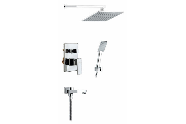 Душевой комплект Timo Selene SX-3069 /00 SM 1113 хром,  в современном стиле