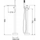 Смеситель Timo Selene 2200/00Y-CR напольный однорычажный, хром