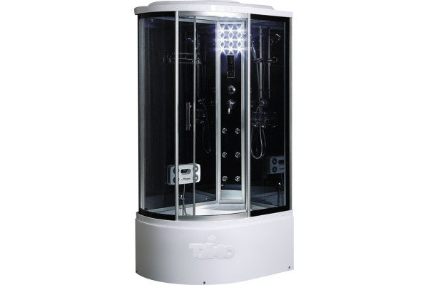 Душевая кабина Timo Standart T-1110 R прямоугольная-асимметричная, поддон глубокий, с гидромассажем