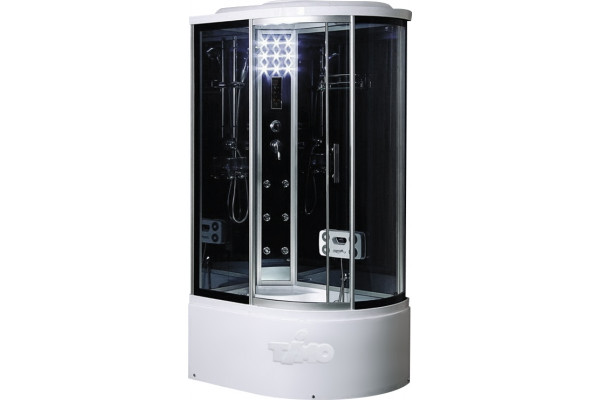 Душевая кабина Timo Standart T-1110 L прямоугольная-асимметричная, поддон глубокий, с гидромассажем
