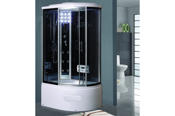 Душевая кабина Timo Standart T-1110 L прямоугольная-асимметричная, поддон глубокий, с гидромассажем
