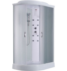 Душевая кабина Timo Eco TE-0702 R прямоугольная-асимметричная, поддон средний, с гидромассажем