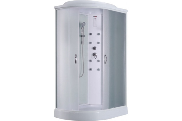 Душевая кабина Timo Eco TE-0702 R прямоугольная-асимметричная, поддон средний, с гидромассажем