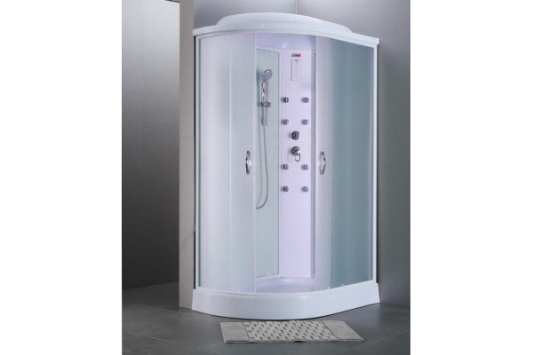 Душевая кабина Timo Eco TE-0702 R прямоугольная-асимметричная, поддон средний, с гидромассажем