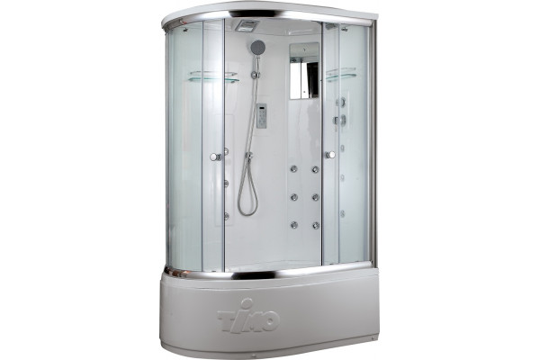 Душевая кабина Timo Lux T-7720 R прямоугольная-асимметричная, поддон глубокий, с гидромассажем