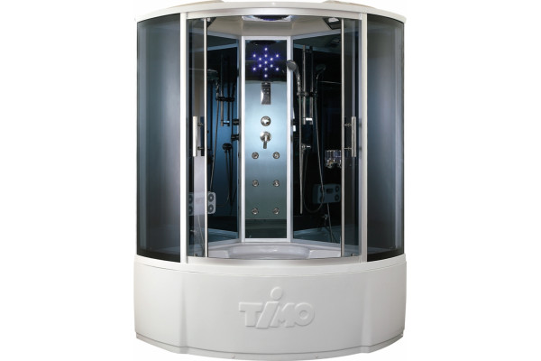 Душевой бокс Timo Standard T-1125 четверть круга, с гидромассажем, стекло тонированное