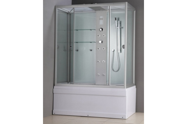 Душевой бокс Timo Lux TL1505 прямоугольный, с гидромассажем, стекло прозрачное