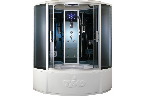 Душевой бокс Timo Standard T-1155 четверть круга, с гидромассажем, стекло тонированное