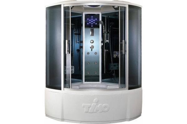 Душевой бокс Timo Standard T-1135 четверть круга, с гидромассажем, стекло тонированное