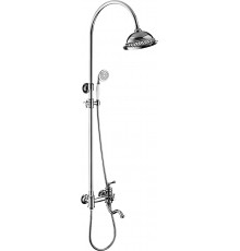 Душевая стойка Timo Adelia SX-6010/00 хром штанга 100 см,  в стиле ретро